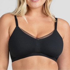 Honeylove Black CrossOver Wireless Bra 1X 40C 40D