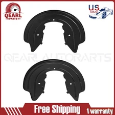 New Brake Splash Shield Backing Plate Set for 1994-2004 Ford Mustang Rear Disc