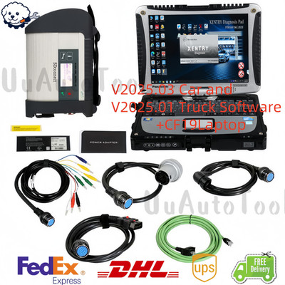V2025.3 For Mercedes MB Star C4 DOIP Xentry truck car Diagnostic scanner+Laptop