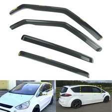 4x Wind-Regenabweiser Windabweiser Getönte für Ford S-Max WA6 5-Türer 2010-2015