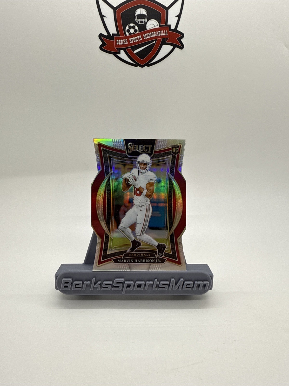 2024 Panini Select - Concourse Marvin Harrison Jr. #28 Silver Prizm Die-Cut (RC)