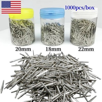 1000pcs Dental Lab Master Dowel Single Pins use with Pindex For Die Model Work