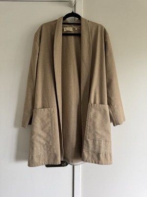 Honest Studios Wool Coat Size 0 (best fit AU 6-8) Slow Clothes Melbourne