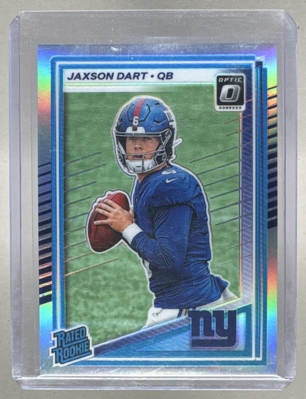 Jaxson Dart 2025 Panini Donruss Optic #273 Holo Prizm Rated Rookie
