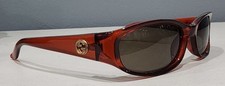 Gucci Vintage 1990s Red Wine Sunglasses GG 2566S PQ3 55mm