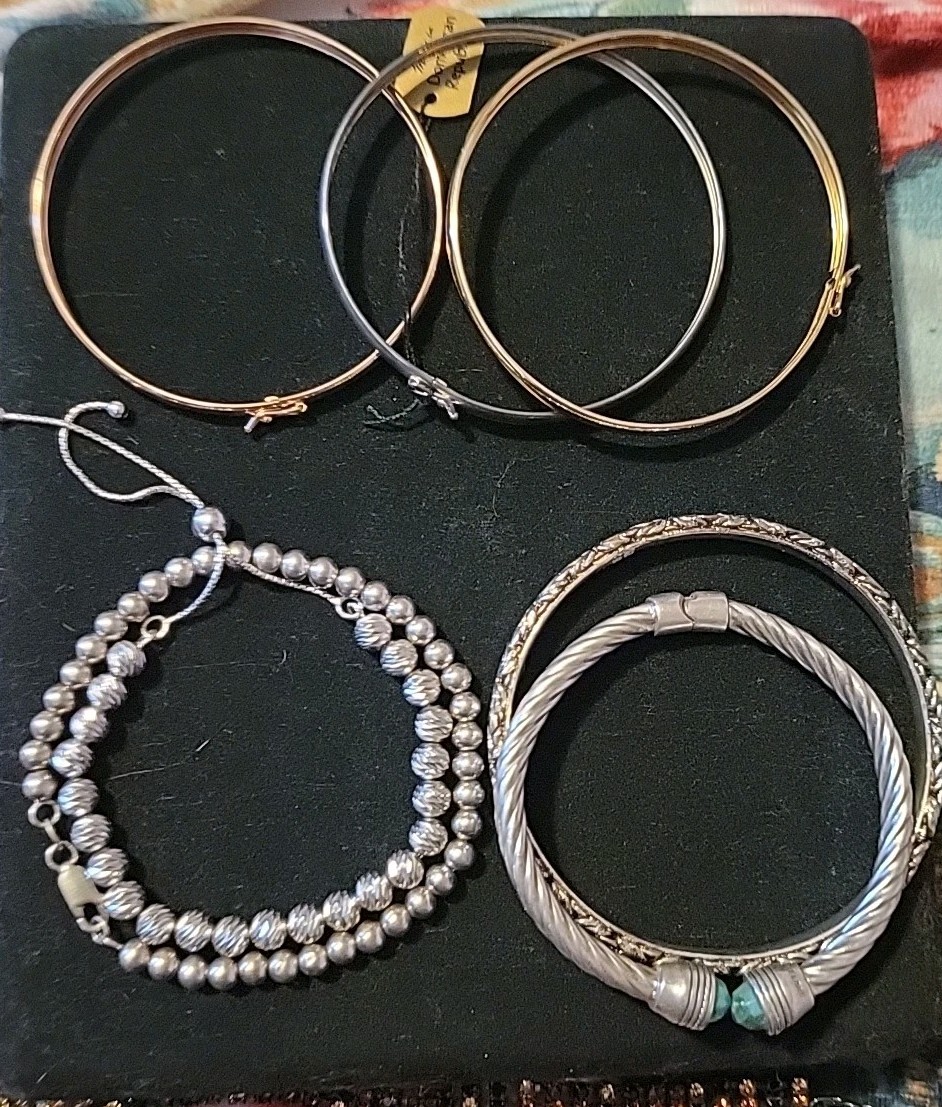 6 Bracelets Marked 925 - image 1