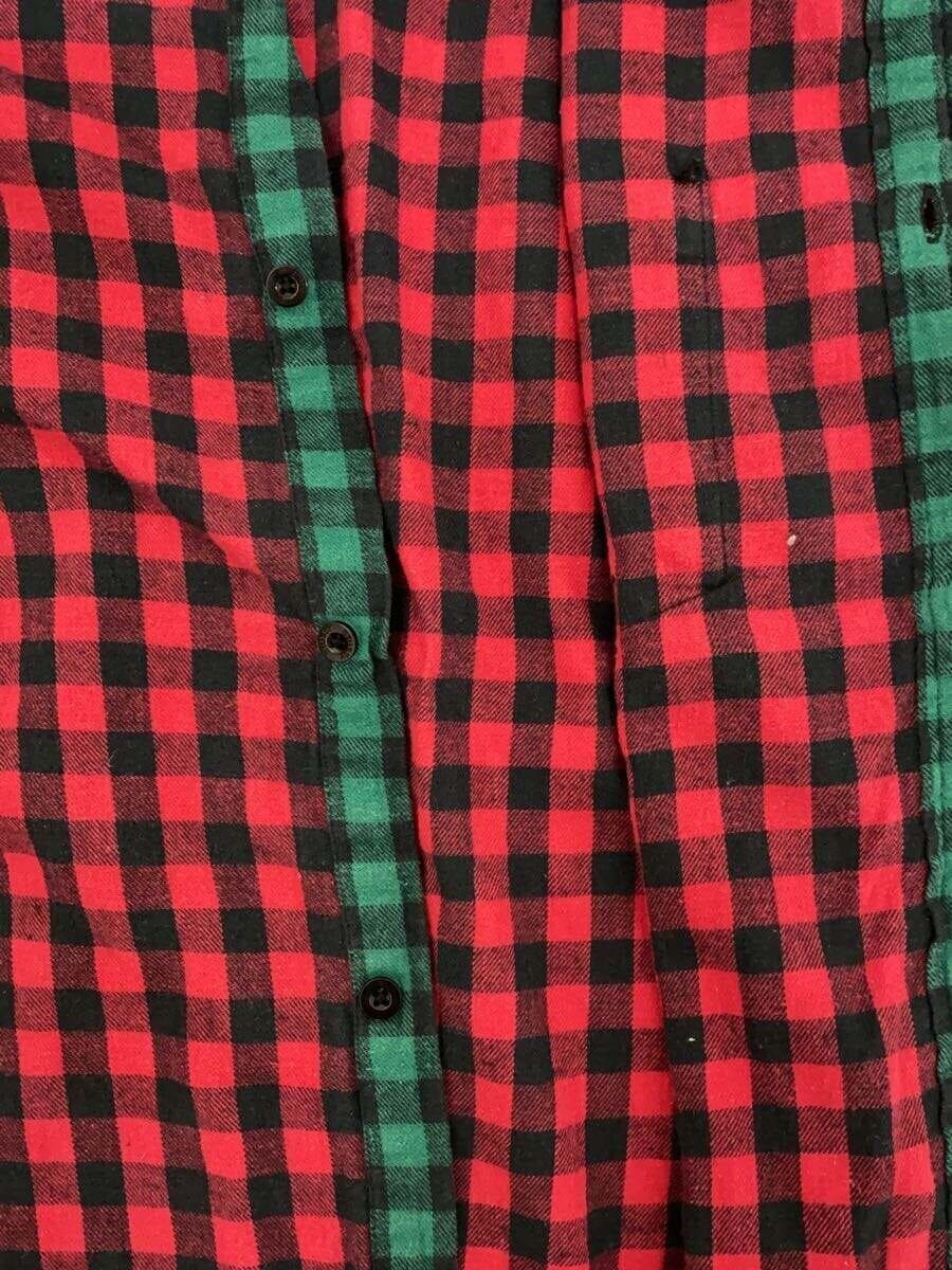 STUSSY Long Sleeve Shirt M Cotton RED Gingham CK thumbnail 7