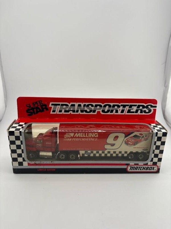 Matchbox Racing Hauler Ford Super Star Melling Performance NASCAR Diecast