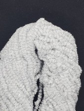 WHITE SILVER New Age Chenille 4 Yards Fly & J...