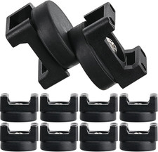 Magnetic Zip Tie Mount Base Black Magnetic Cable Clips Wire Holder 10 Pack