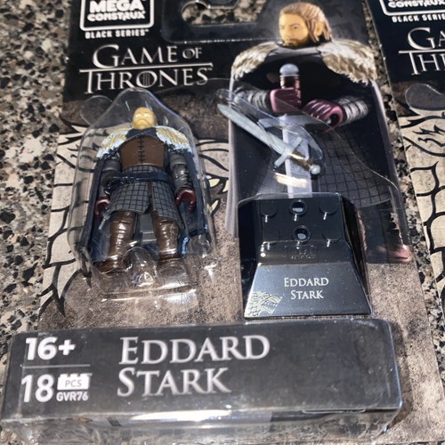 🔥Mega Construx ~ Jon Snow & Eddard Stark Game Of Thrones 2" Figure Unopened🔥 - Picture 2 of 3