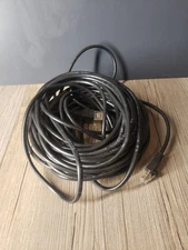 50FT CAT5E CABLE UTP WIRE BULK ETHERNET LAN NETWORK CAT5e 26AWGX4P BLACK