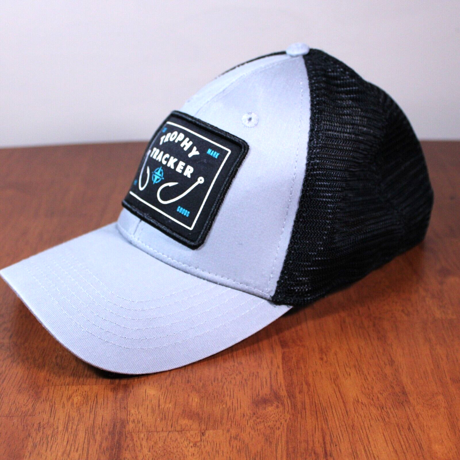 Fishing Hat Cap Trophy Tracker Fitted Trucker Out… - image 2