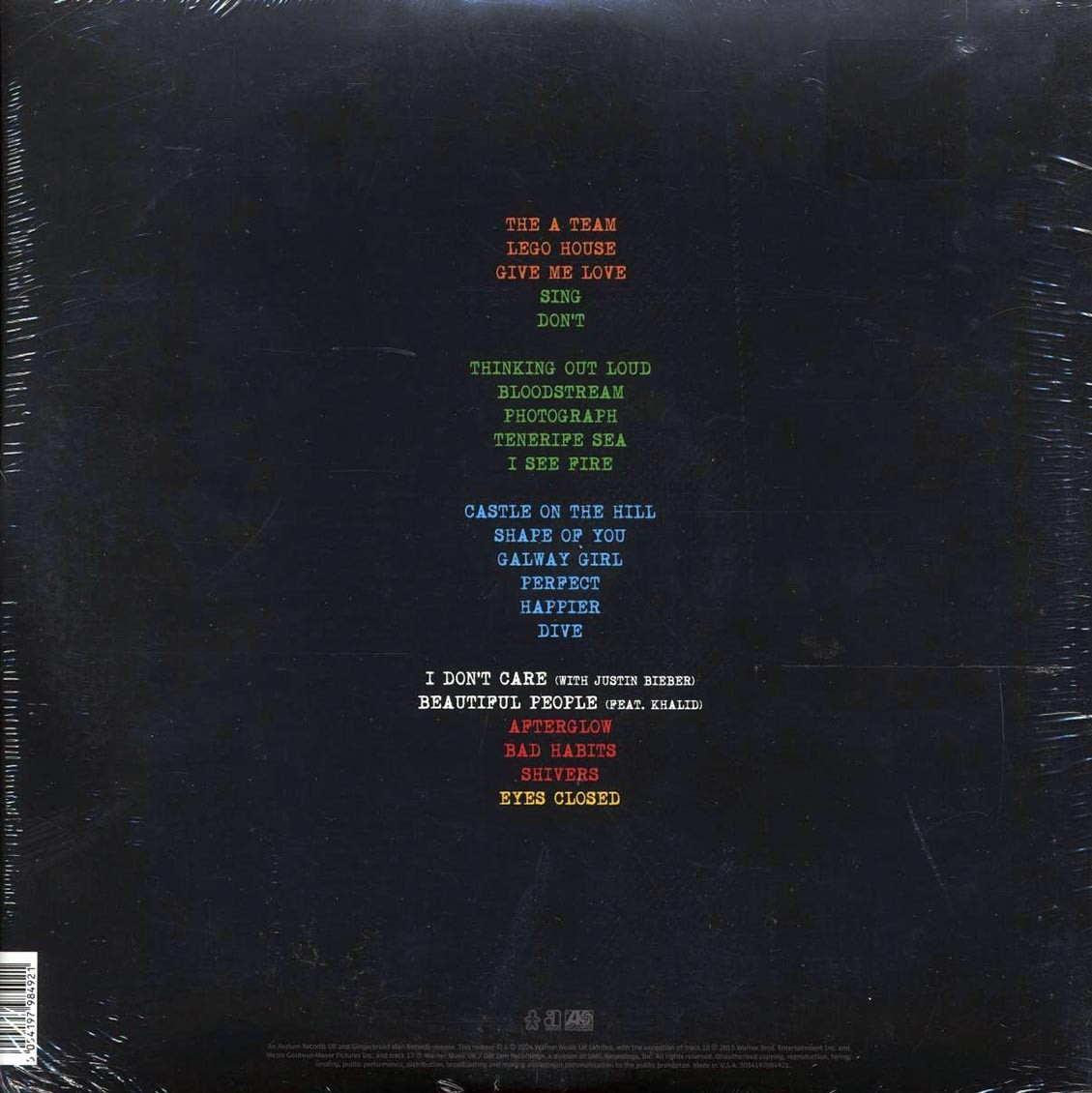 Ed Sheeran - +-=÷×: Tour Collection (2xLP) [New Vinyl LP] | eBay