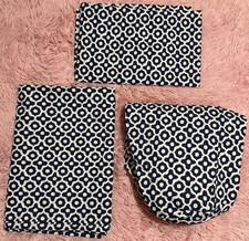 Pottery Barn Teen 3-piece Twin Sheet Set, Blue White Cotton