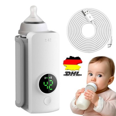 Baby Flaschenwärmer Flaschen Wärmer Milchwärmer mit LCD Displayfür Unterwegs DE