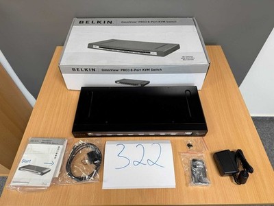 1 Belkin OmniView PRO3 8-Port USB & PS/2 KVM Switch