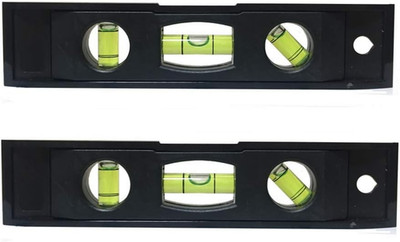 2Pcs 6 Inch Torpedo Level Magnetic Box Level with 180 90 45 Degree Bubble Level