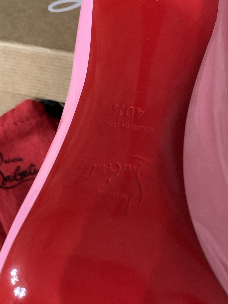 Christian Louboutin Paris Heels Dolly Barbie Pink 40.5 New In Box