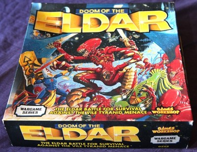 Doom of the Eldar, Warhammer 40k Board Game, Games Workshop, 1993 Complete