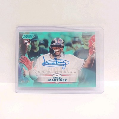 2025 Topps Stadium Club Angel Martinez Autograph Rookie Turquoise