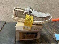 Hey Dude Women  s Wendy Stretch Rose - Size 9 Box Damage 