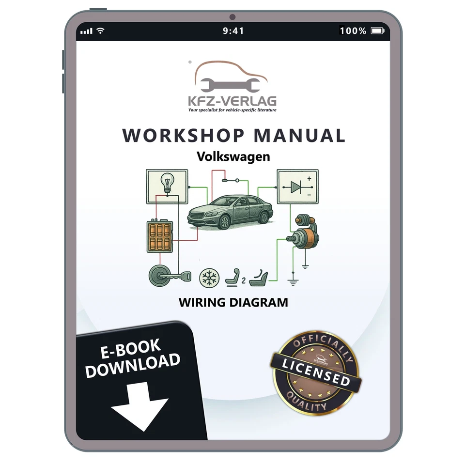 VOLKSWAGEN AG (ENGLISH REPAIR MANUALS) VW Phaeton tipo 3D 2001-2016 cablaggio schema riparazione officina manuale eBook