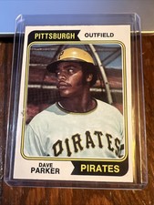 Dave Parker 1974 Topps #252 Rookie Card RC HOF EX Range Surface Issue Pirates. rookie card picture
