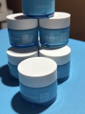 LOT of 6 Neutrogena Hydro Boost Hyaluronic Acid Water Gel Cream 1.7 oz 