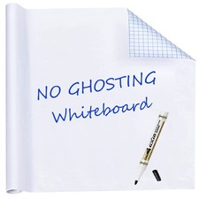 Whiteboard Sticker for Wall 24" x 79" Dry Erase Board Large Wallpaper Peel an...