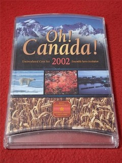 Oh Canada 2002 Uncirculated 7 Coin Mint Set RCM #MF 3096
