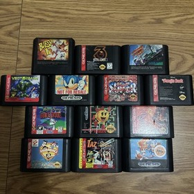 Sega Genesis 3 Console Bundle Tested Working Controller 13 Games