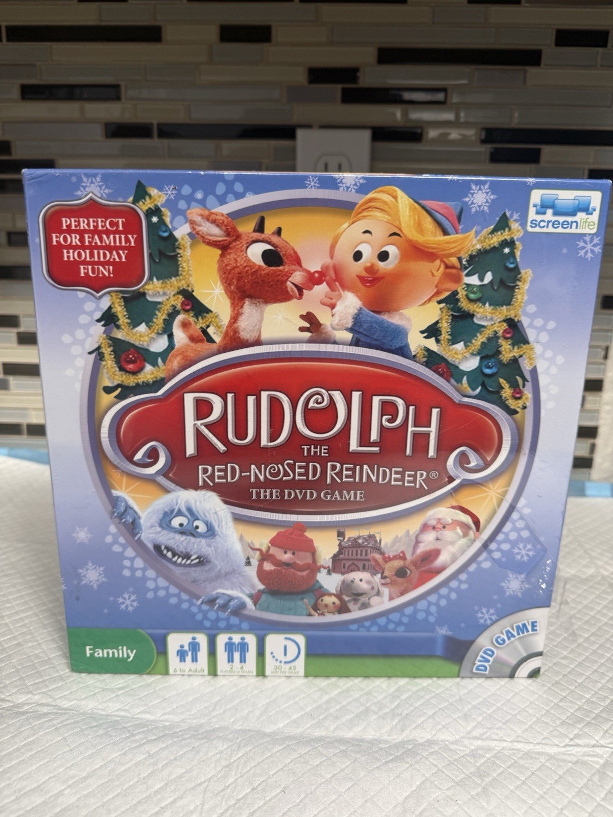 Rudolph The Red Nosed Reindeer DVD Game By Screenlife 2010, NEW Sealed
