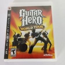 Sony Playstation 3 PS3 Guitar Hero World Tour Game Only  + Manual