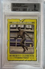BGS 9 MINT 2021 TOPPS HERITAGE Great One 25 ROBERTO CLEMENTE HOF MLB Sports Card
