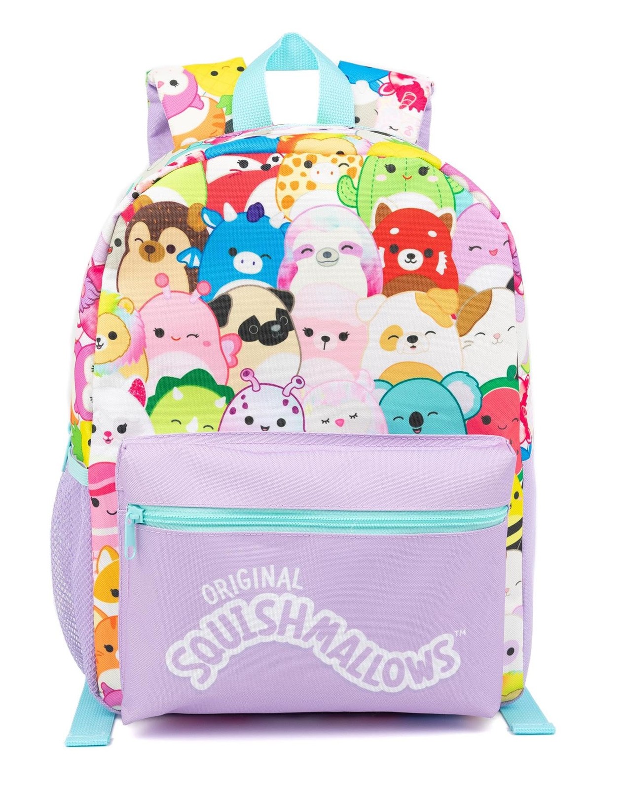 Girls 4 Piece Backpack Set | Purple Rucksack Bundle with Bag, Pencil Case, Lu... image 2