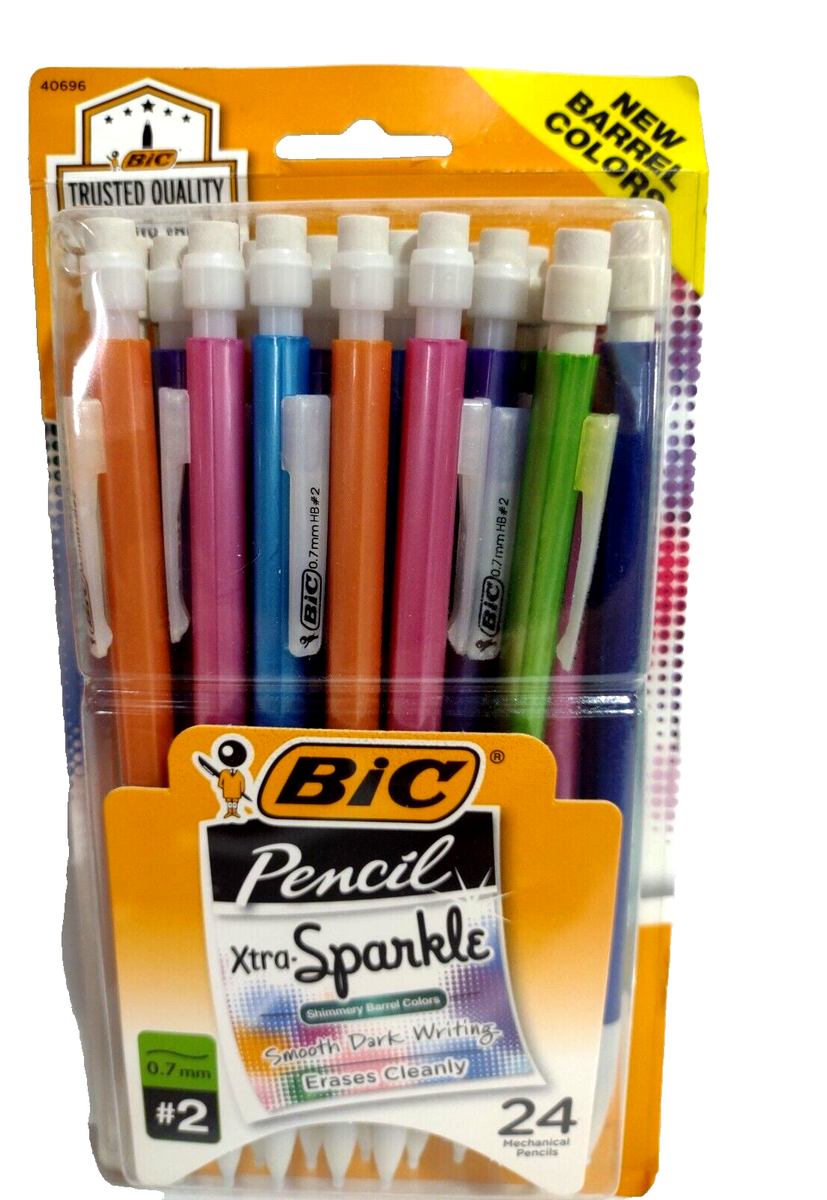 Mejores ofertas e historial de precios de BIC Xtra Sparkle Mechanical Pencils, 0.7mm, #2 Lead