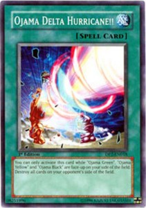 Ojama Delta Hurricane!! - DP2-EN018 - Common - 1st Edition x3 - Lightly Played