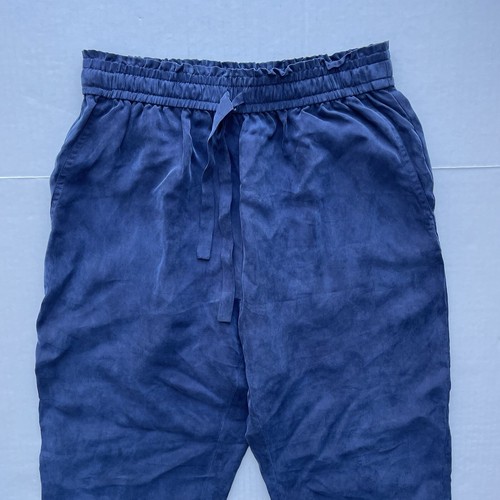 Jenni Kayne Rio Trousers Lightweight Viscose/Silk Ankle Pants Casual Joggers M - Picture 5 of 12