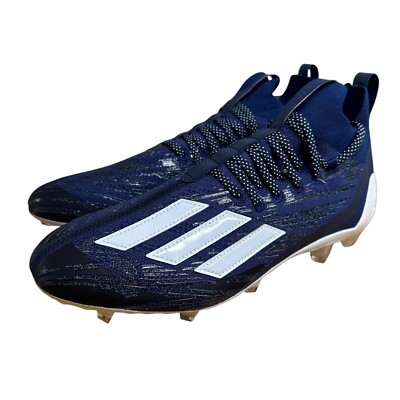 Adidas Adizero Primeknit White/Navy Blue Football Cleats  display picture 3