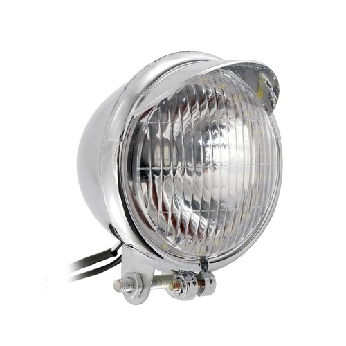 4" Chrome Driving Passing Fog Head light Lamp Motorcycle For Harley Honda - Picture 5 of 10