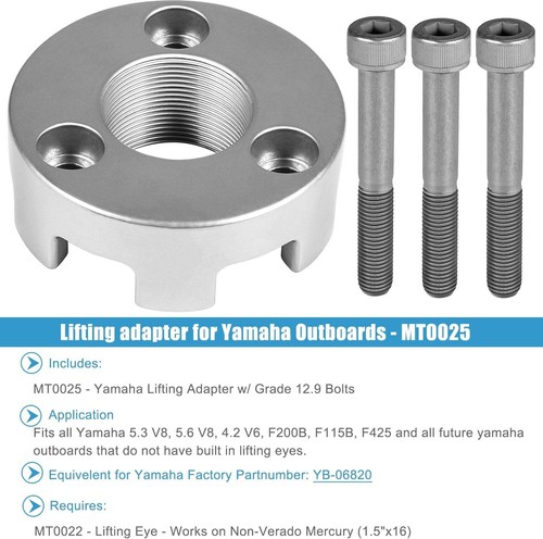 MT0022 Lifting Eye Tool MT0024 MT0025 Lifting Adapter forYamaha Mercury Outboard - Picture 5 of 7