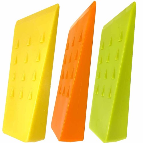 5.5" 3Pk 8" 3Pk Tree Felling Wedge Logging Bucking Falling (Yellow Orange Green) - Picture 6 of 9