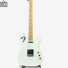 Custom White TL Electric Guitar 22 Frets SS Pickups 6 String Semi Hollow Body