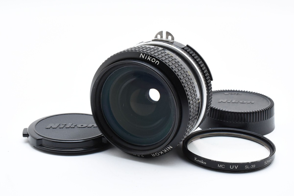 Exc+5] Nikon Nikkor Ai 28mm F3.5 Wide Angle Lens For F Mount