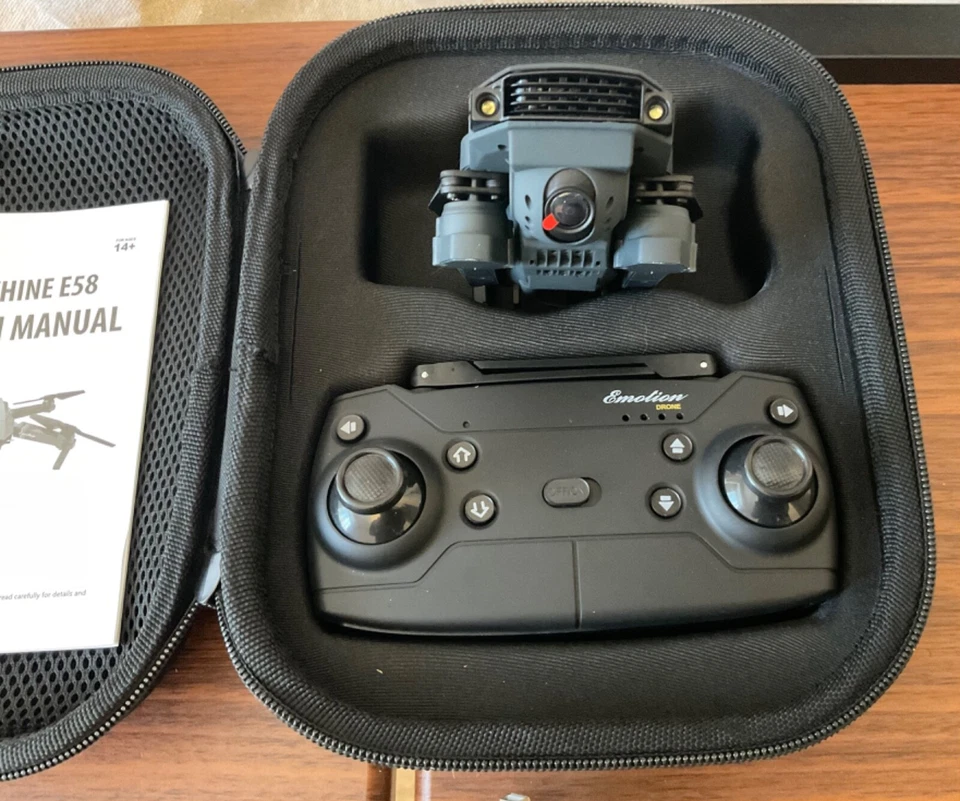 E58 Foldable Mini RC Drone - Kids Beginners Adults - Portable Pocket Quadcopter - Image 3 of 4