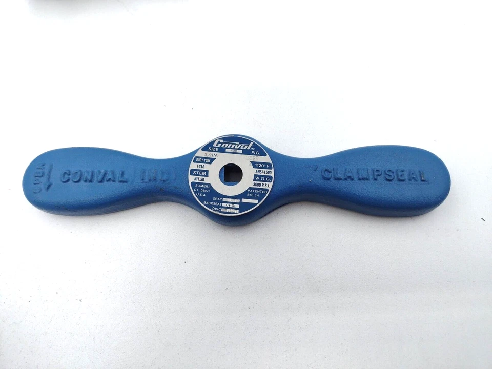 * Conval ClampSeal 0.75-12G2-SA182 3/4" Y Globe Valve Series 1500 1120F - Image 4 of 4