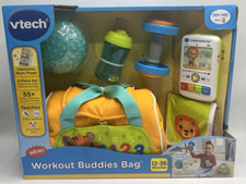 VTech Workout Buddies Bag 6-Piece Pretend Workout Set 55 Songs  Melodies Bag