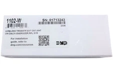 DMP - Universal Wireless Transmitter White | CR123A Battery Included | 1102-W