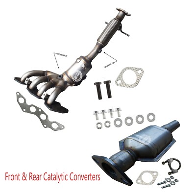 Ford Focus 2.0L Front & Rear Catalytic Converter 2012-2018 - OBD II/EPA Approved